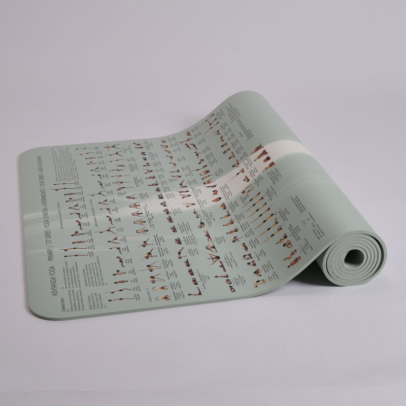 Pursuing High-Quality Ashtanga Sequence Chart Yoga Mats, Natural Rubber Professional Non-Slip Yoga Mats