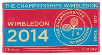 Christy Wimbledon2014 Wimbledon tennis bath towel 70*133