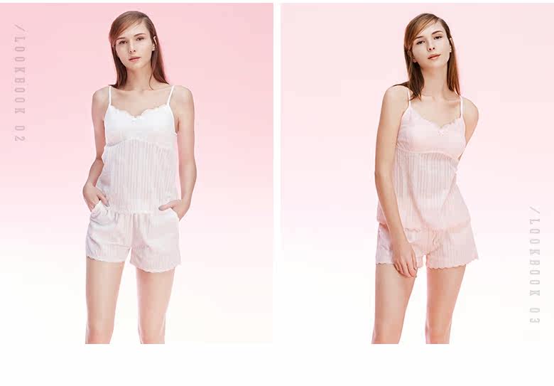 Pyjama pour femme en Coton à sling - Ref 2992855 Image 11