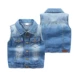 Áo vest denim trẻ em mùa xuân và mùa thu áo vest trẻ em không tay bé trai thủy triều quần áo trẻ em áo ghi lê trẻ em áo vest mùa thu nam - Áo ghi lê