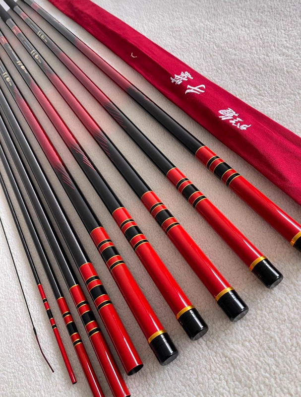 Gamma Carp Chiyabeya 28-Tune 4H Platform Fishing Rod 19-Tune 6H Fishing Rod High Carbon Carp Rod for Grass Carp and Bighead Carp, Ultra-Light and Hard