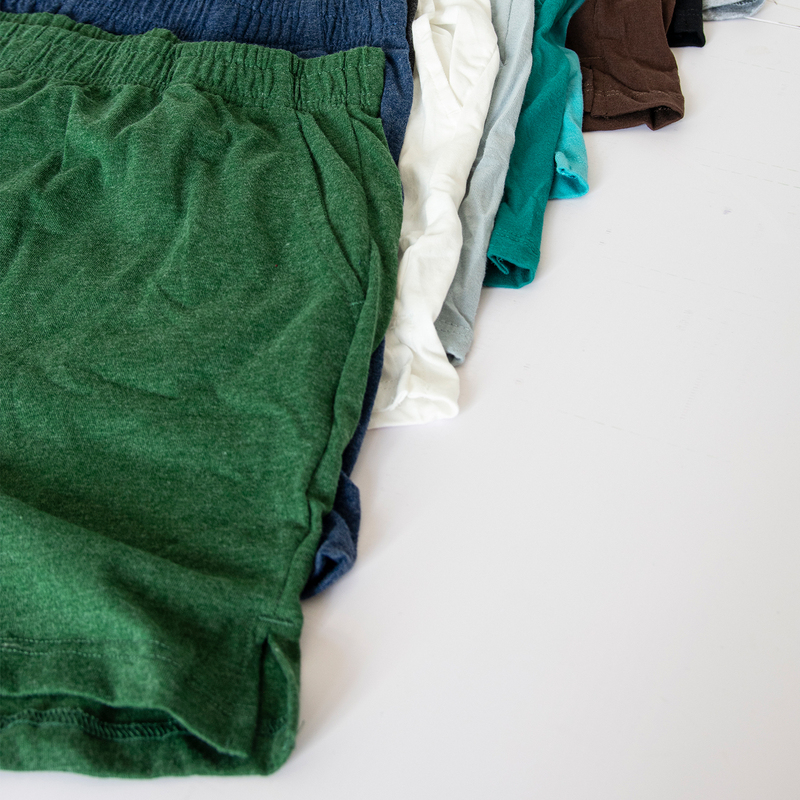 Soft Washed Combed Cotton 200g Thin Cotton All-Season Sports Shorts for Men and Women, Retro Large Size Comfortable Home Pants