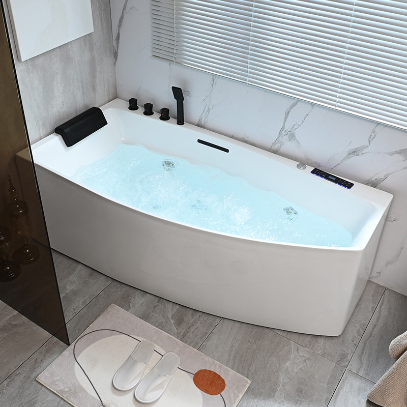 Japanese acrylic household surf massage constant temperature luxury angle double bath shaped bath