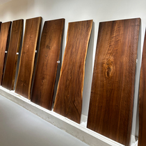 North American black walnut large solid wood tea table Zen tea room living room log desk dining table island table