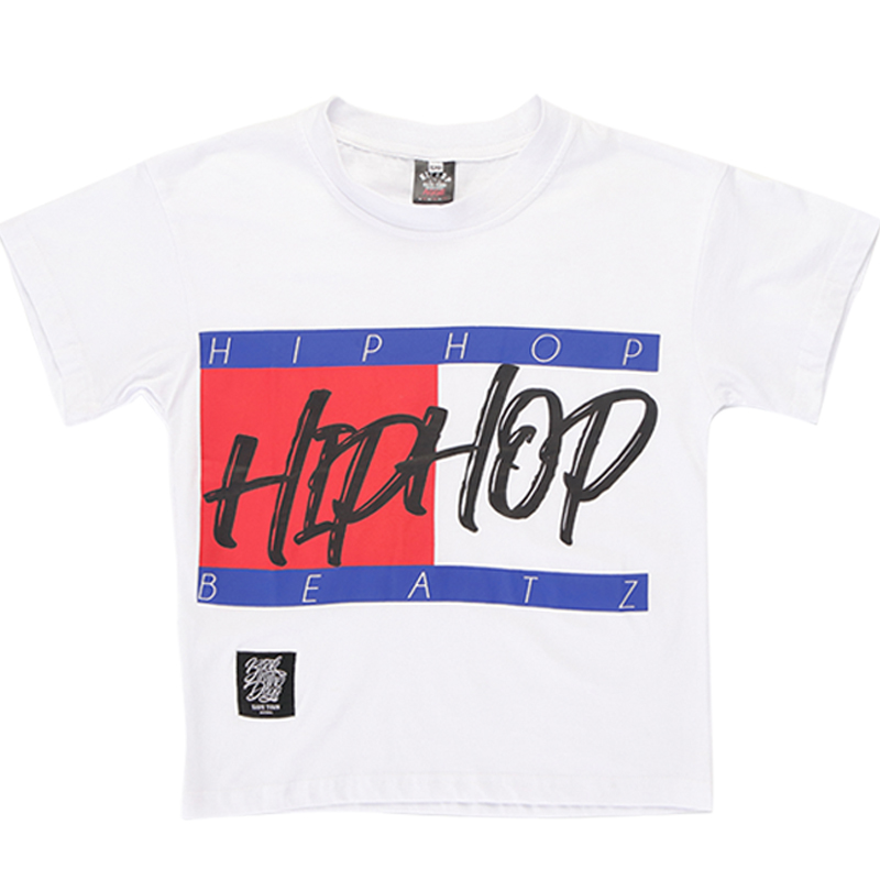 Hip-hop Hàn Quốc phiên bản đẹp trai loose-fitting hiphop trẻ em váy jazz trẻ em phù hợp với cậu bé hiphop hiphop thời trang.