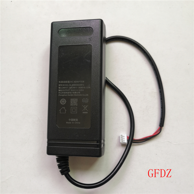 Original Baolijin 20V3.25A Power Adapter Dreame W10Pro Charger Blj65W200325P-C Original Baolijin 20V3.25A Power Adapter Dreame W10Pro Charger Blj65W200325P-C