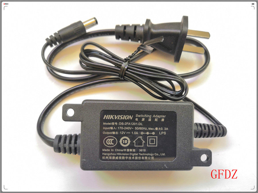 ウイイレ HIKVISION Switching Adapter Model DS-2FA1201-DL Power Supply 12V