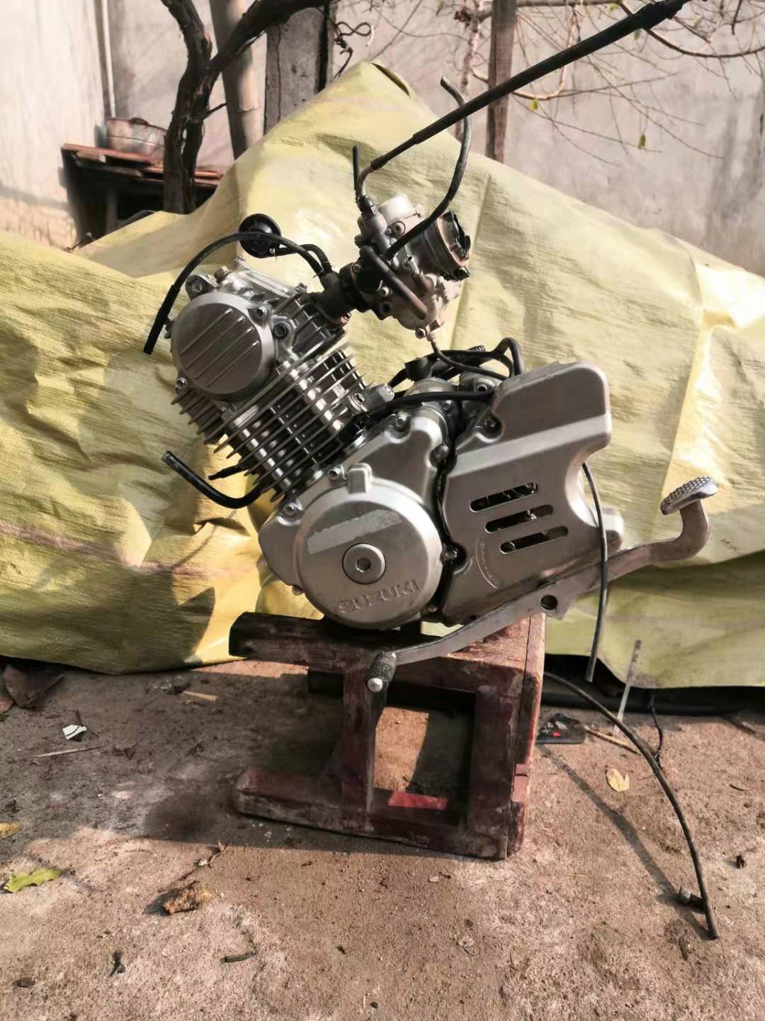 Second hand motorcycle engine GT125cc Junchi State three sub-car original assembly accessories-Taobao