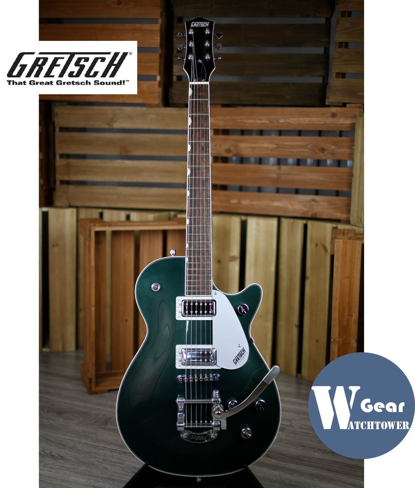 Spot Gretsch G5230T Duo Jet domestic jazz LP Electric Guitar Blue Red Cardilac Green