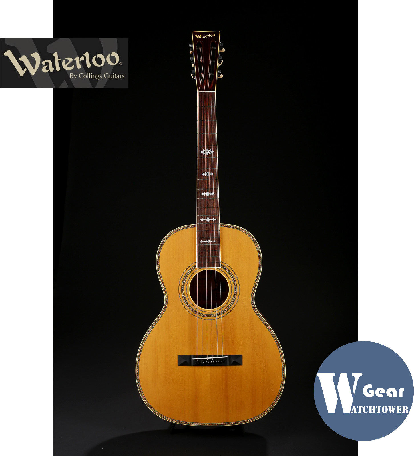 Scheduled Waterloo WL-S Deluxe Stella merino Artisanal Folk Songs Soundguitar Collings