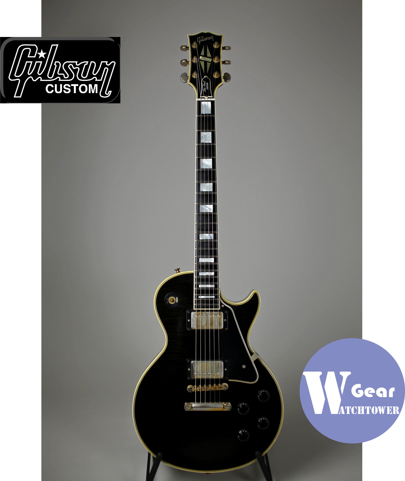 (sold for display) Gibson Custom les Paul Murphy age Black Beatty