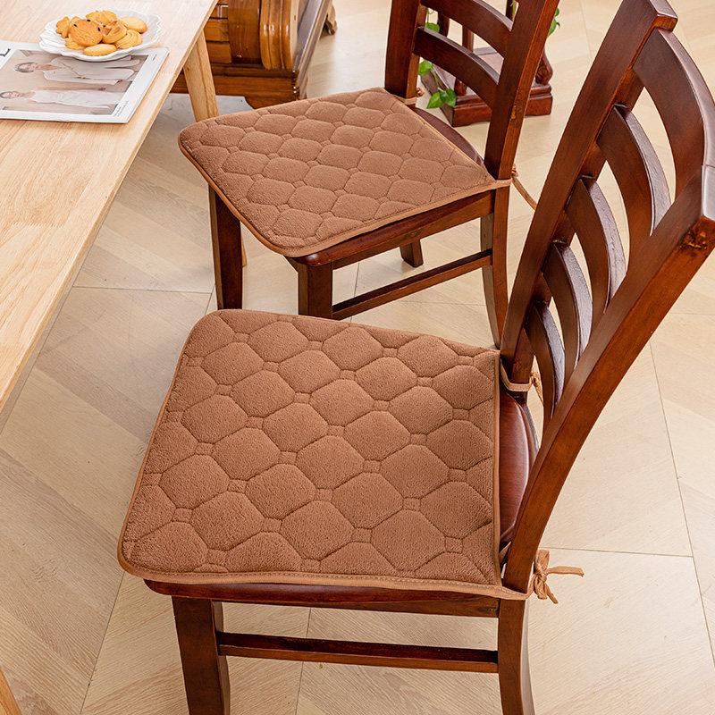 plush winter chair cushion thickened chair cushion minimalist home fart cushion student chair cushion office seat cushion non-slip-Taobao