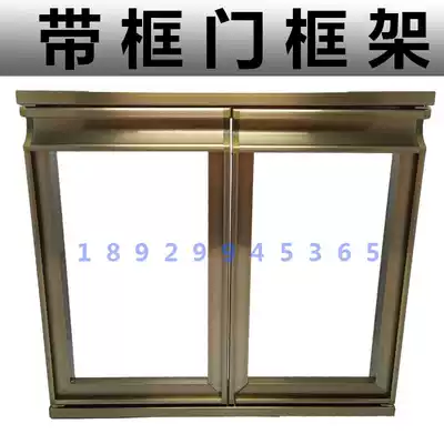 Marble integral cabinet door with outer frame crystal steel door crystal steel door material frame material