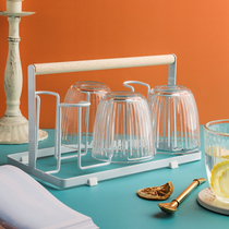 European-style inverted water Cup hanger household glass cup storage rack creative mug water Cup shelf