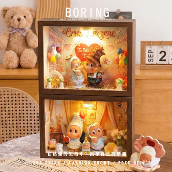 Bubble mart star people series blind box figure storage box desktop decoration ornaments photo frame landscaping wedding gift