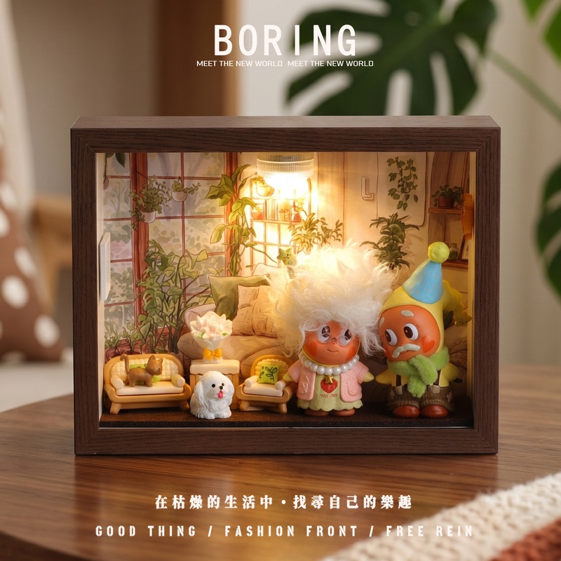 Star Man Heart-Pounding Figure Display Box Wedding Certificate Storage Dustproof Photo Frame DIY Scenery Making Wedding Gift Star Man Heart-Pounding Figure Display Box Wedding Certificate Storage Dustproof Photo Frame DIY Scenery Making Wedding Gift