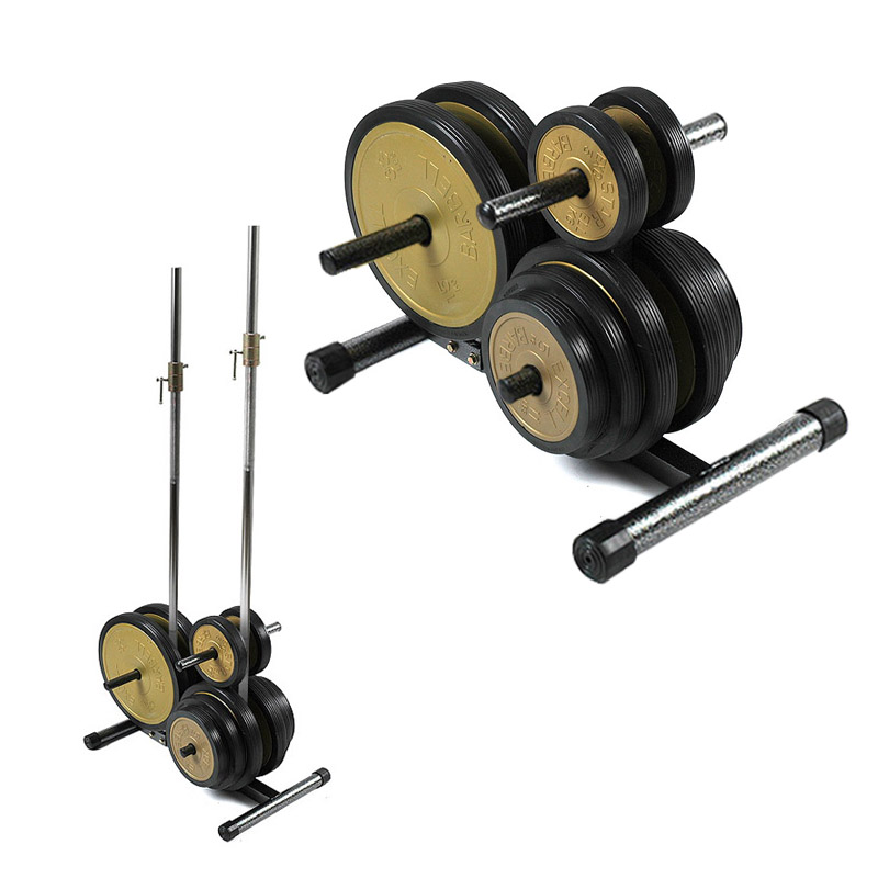 Dumbbell storage rack Household barbell piece dumbbell piece rod large hole small hole storage and placement rack dumbbell rack