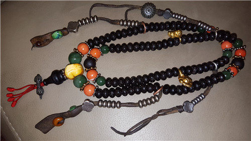 (Primary Buddha) Practicing Black Xingyue Bodhi Son Multi-treasure Armor Vajra Pestle Old Rosary Beads