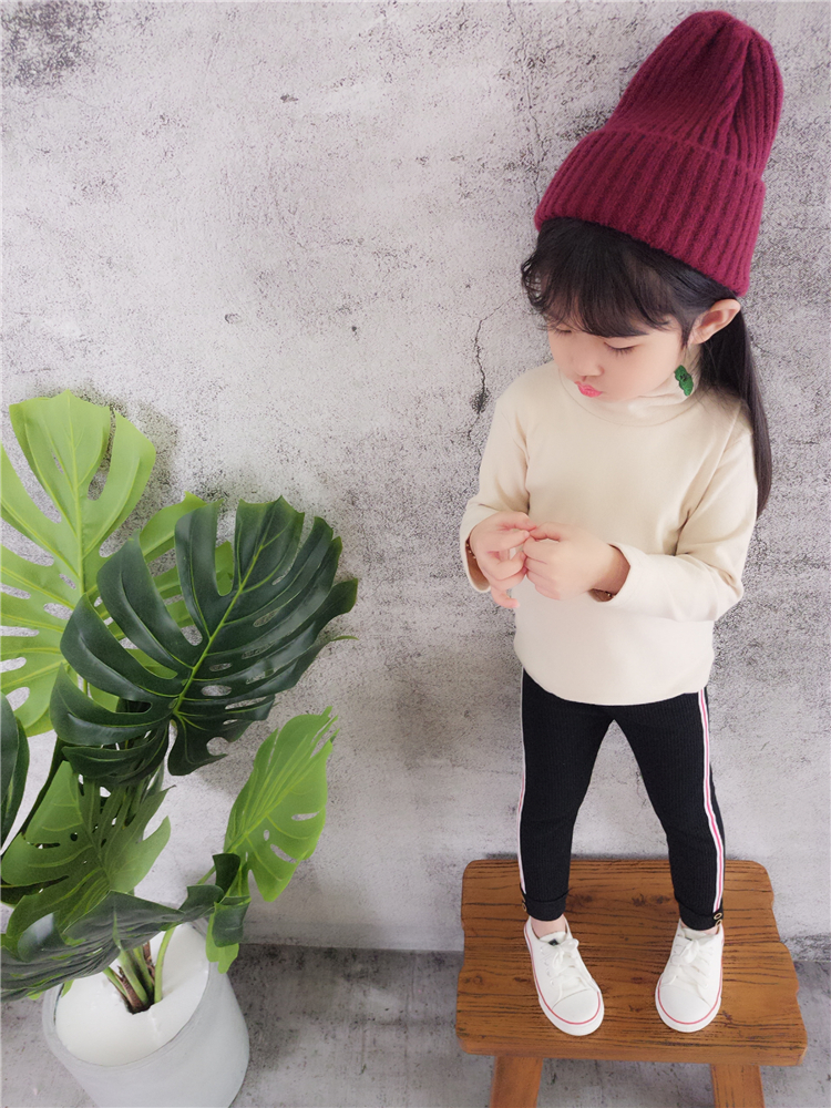 Quần legging nữ mùa thu đông 2018 phiên bản Hàn Quốc mới cộng với quần nhung dày ấm áp quần bé gái 1-3-5 tuổi 4 quần nỉ bé gái