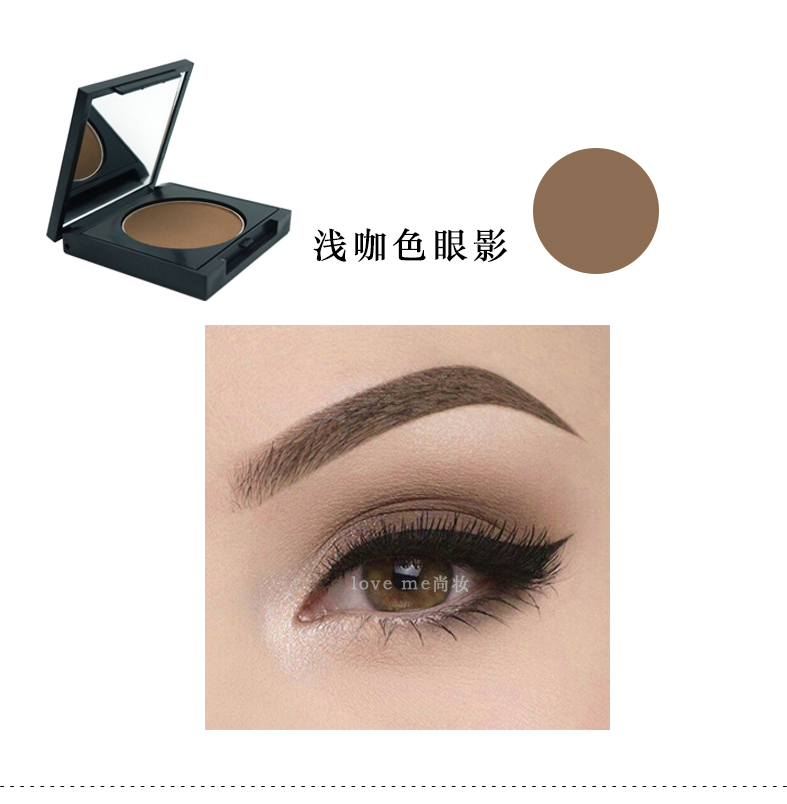 Phấn mắt màu nâu nhạt Màu đơn sắc giai đoạn trang điểm cuộc sống trang điểm màu đất COS trang điểm matt màu mắt nâu sẫm - Bóng mắt bảng mắt nars