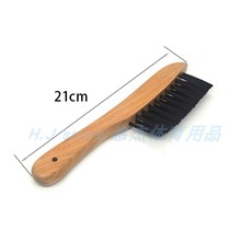 Black Octab Table Side Sweep Billiards Wooden Small Knife Brushed Hairbrush Billiard cloth cleaning short brush table Brushes Billiard brushes