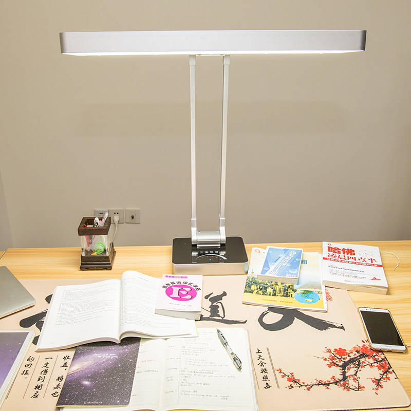 Three Keoneng soft light eye protection large table lamp anti-blue light No video flash Student desk Children's eye protection against myopia