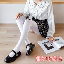 120D velvet knee long stockings jumpsuit Japanese extended 80CM thigh socks tall man 190COS pseudo-mother