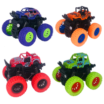 Childrens baby inertia four-wheel drive off-road vehicle resistant to fall 2-5 year old boy stunt car model child toy car