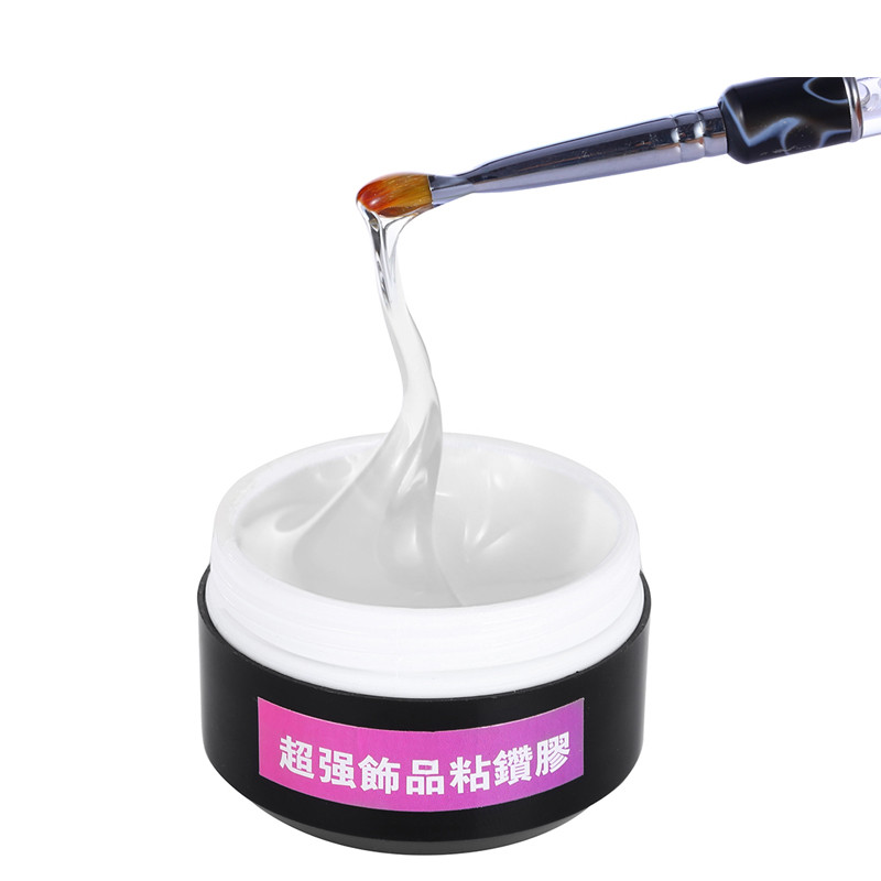 Nail jewelry Adhesive diamond glue Light therapy solid glue Transparent super adhesive Nail polish glue Adhesive sticky drill