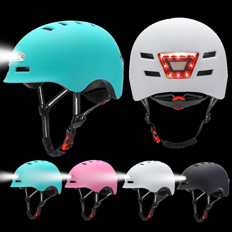 Belt Light Intelligent Riding Bike Balance Car Road Bike Electric Scooter Bike Electric Scooter electric safety helmet
