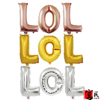 Лига легенд E -Sports Game Party Decorative Aluminum Foil Balloon 16 -INCH LOL Алюминиевые фильмы набор букв
