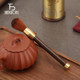 Six Gentlemen Set Kung Fu Tea Set Accessories Collection High-end Pure Copper Tea Ceremony Tea Table Tea Making Supplies Tea Spoon Tea Clamp