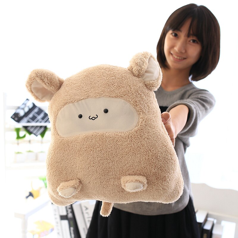 Nap pillow car load pillow quilt with pillow cushion coral fluff air conditioning blanket three in one woman warm hand