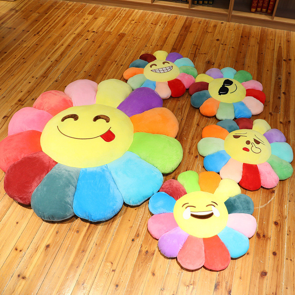 Floating window sill padded with tatami aboveground Thickened Circular Mat Beats Sitting Living-room Ground Mat Bedroom Bedside Cushion Footbed Breathable-Taobao