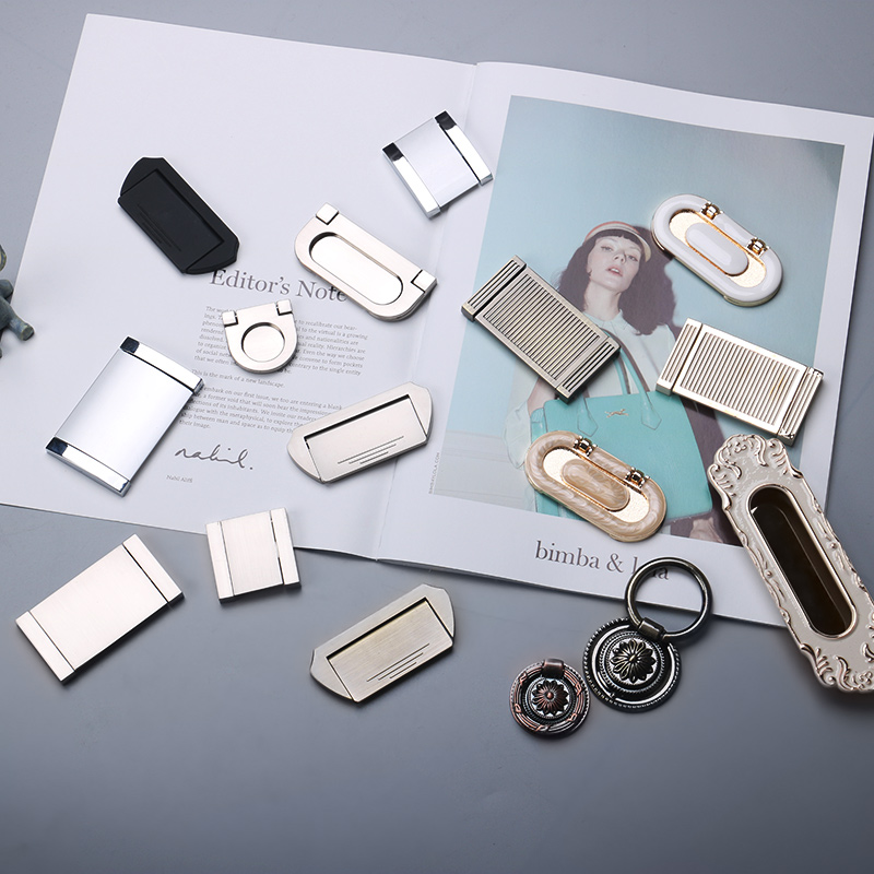 Modern minimalist Concealed Pull Handle Invisible Handle Drawers Cabinet Door Handle Wardrobe Whole Cupboard Door Handle Flat Handle