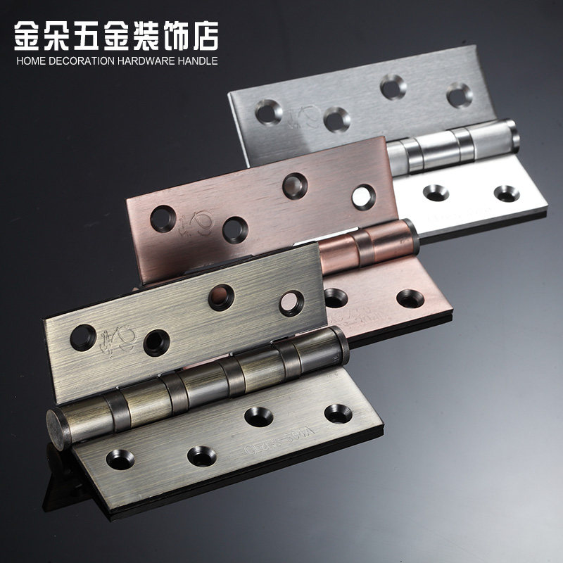4-inch 4 bearings 3 0 304 thick 304 stainless steel hinge folding sheet hinge gate wooden door door door thickened flat open hinge