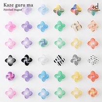 Japan d Kaze guru ma refrigerator magnetic patch windmill shape magnetic patch