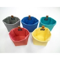 Japanese-made multi-purpose canvas storage bag color compact fabric basket