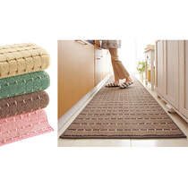 Japanese cecile is not easy to pilling kitchen floor mat carpet simple Japanese dark check dirt-resistant