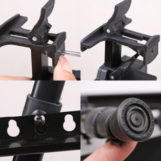 Мольберт Черный Алюминиевый деформируемый художественный треугольник