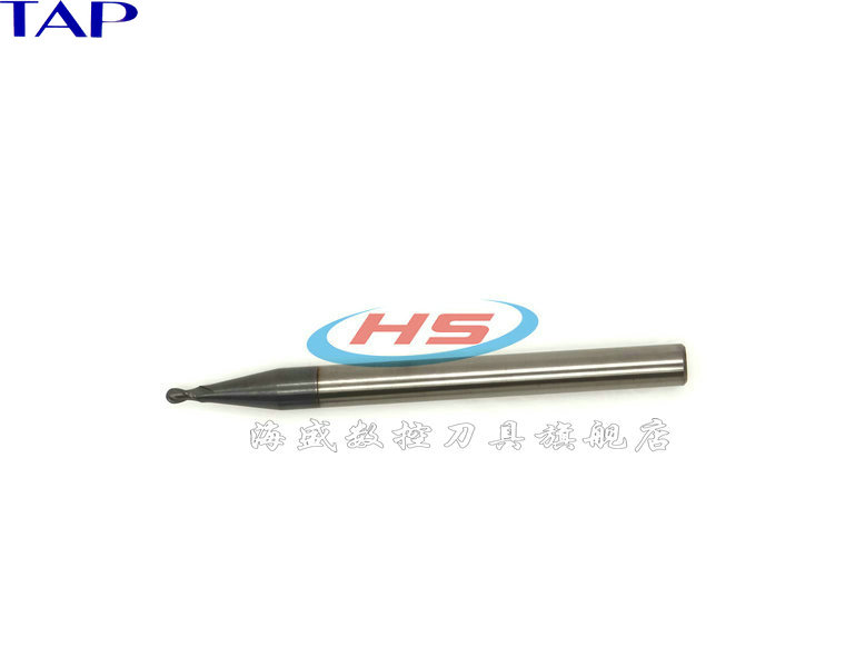 mũi khoét hợp kim Dao phay phay Vonfram thép R0,75 * 50L Hợp kim thép vonfram Dao phay mịn hình cầu Dao phay thép công cụ nhàm chán Kết thúc máy nghiền Công cụ cắt mũi khoan inox
