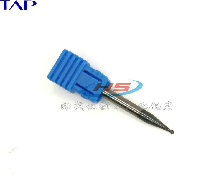 mũi khoét hợp kim Dao phay phay Vonfram thép R0,75 * 50L Hợp kim thép vonfram Dao phay mịn hình cầu Dao phay thép công cụ nhàm chán Kết thúc máy nghiền Công cụ cắt mũi khoan inox