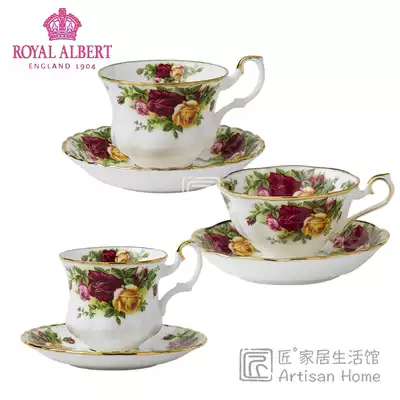 British Royal Albert country old town Rose bone China black tea cup Coffee cup and saucer import