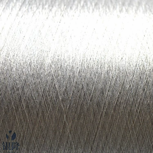 Серебряная проволочная проволочная серебряная волокна 140d48f антистатическая текстильная Специальная Серебряная прядь против
