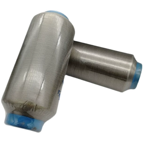 40d серебряная серебряная длинная шелковая пряжа металлическая проволочная швейная проволока Текстильная одежда волокна антибактериальная дезодоризирующая пряжа