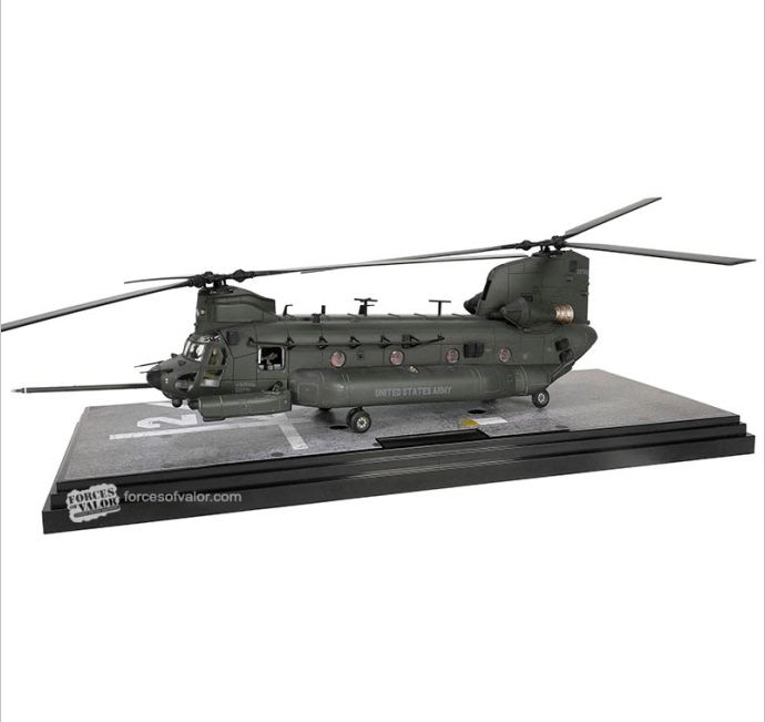 Fov1/72 American Boeing Mh47G Chinook Twin-Rotor Heavy Helicopter Alloy Finished Model in Stock