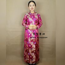 Surakha-Tibetan Tibetan Tibetan-style Guozhuang performance skirt wrap skirt Tibetan gown skirt suit