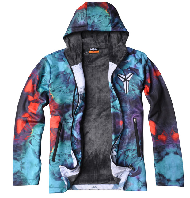 Mùa đông dày lông cừu thể thao áo len hoodie nam đen Mambako hơn nghỉ hưu áo khoác thiên thần bóng rổ phù hợp với đào tạo - Thể thao lông cừu / jumper áo hoodie trơn