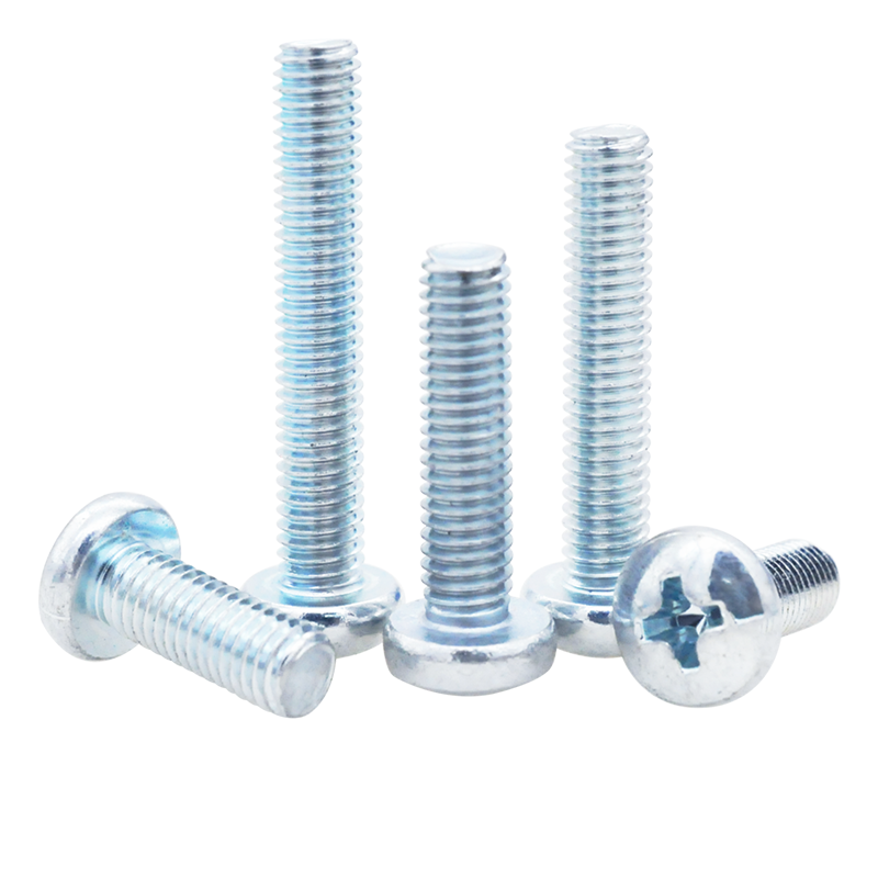 4 8 Class galvanized disc head screw M2M2 5M3M4M5M6M8 cross slot disc head screws round head nail GB818