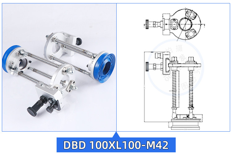 Вакуумные Чак 双料检测器支架系统dbd-100xl100-m42机械手配件吸盘关节式固定 Full hair